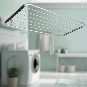 Varal De Teto 1,20x0,56 Em Alumínio